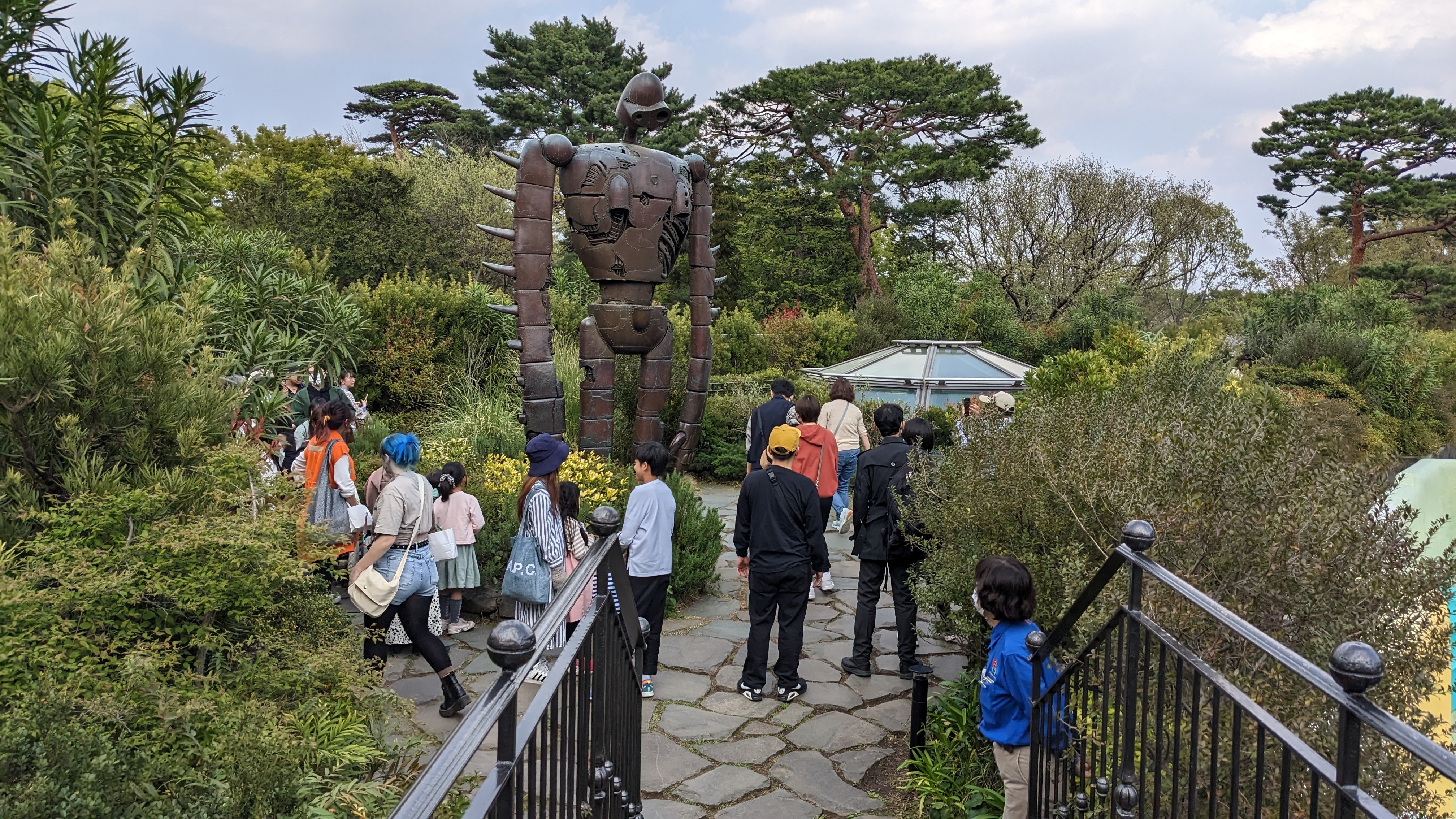 Rooftop garden of Ghibli Museum (photos are not allowed inside)