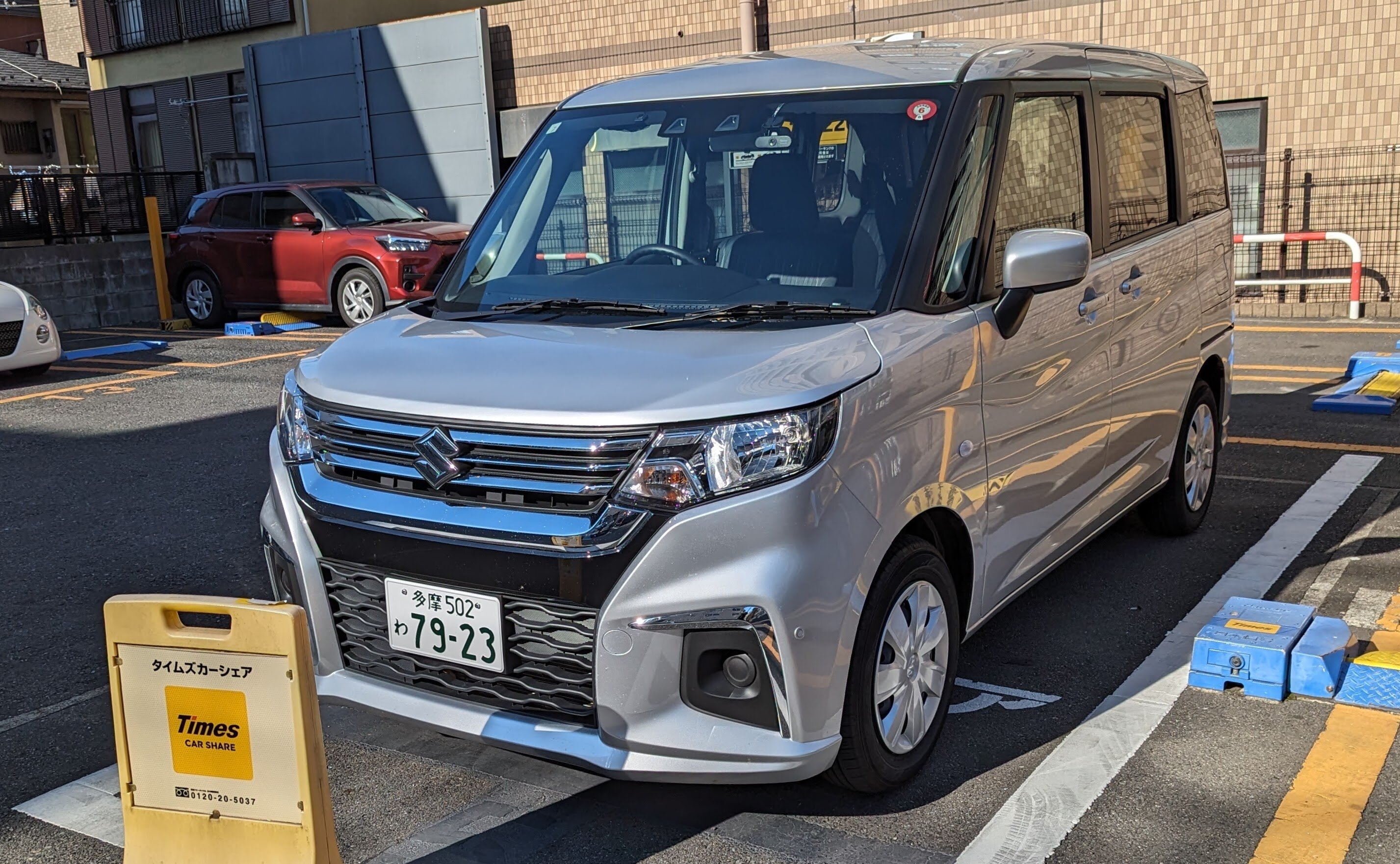 Suzuki Solio that we rented from Times Car