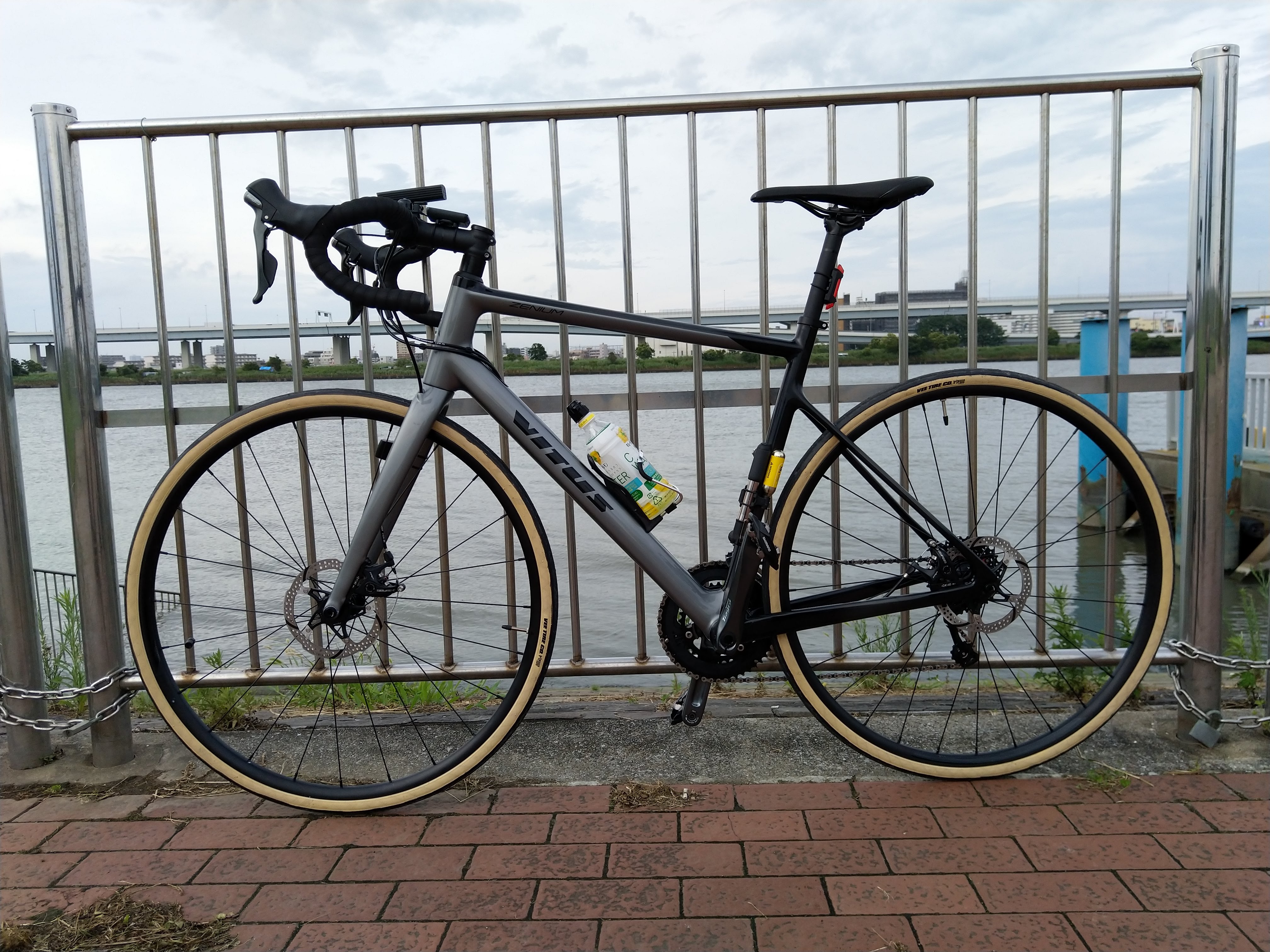 My Vitus Zenium road bike, shortly after I bought it